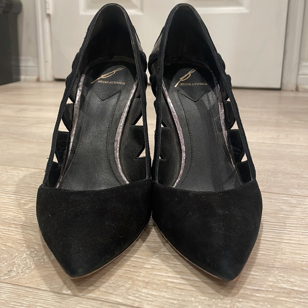 Brian Atwood, Nicolette suede pumps - Picture 4 of 11